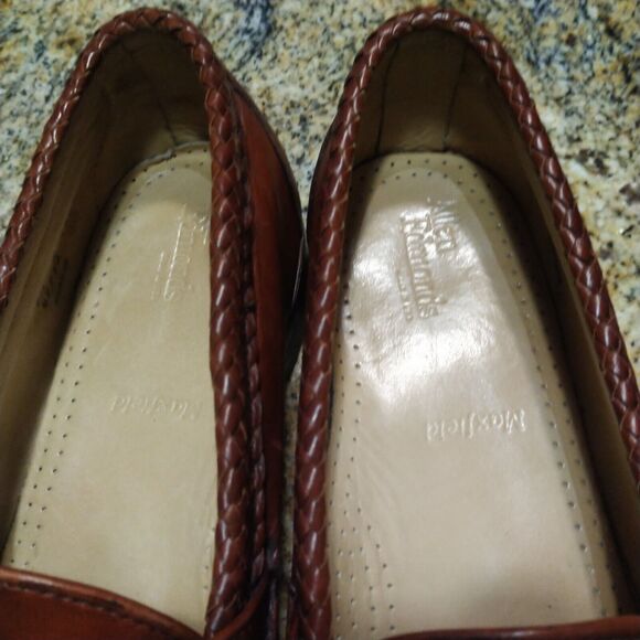 Allen Edmonds Maxfield Men’s Loafers Size 9.5 D Brown Leather Tassel Shoes EUC - Picture 11 of 13